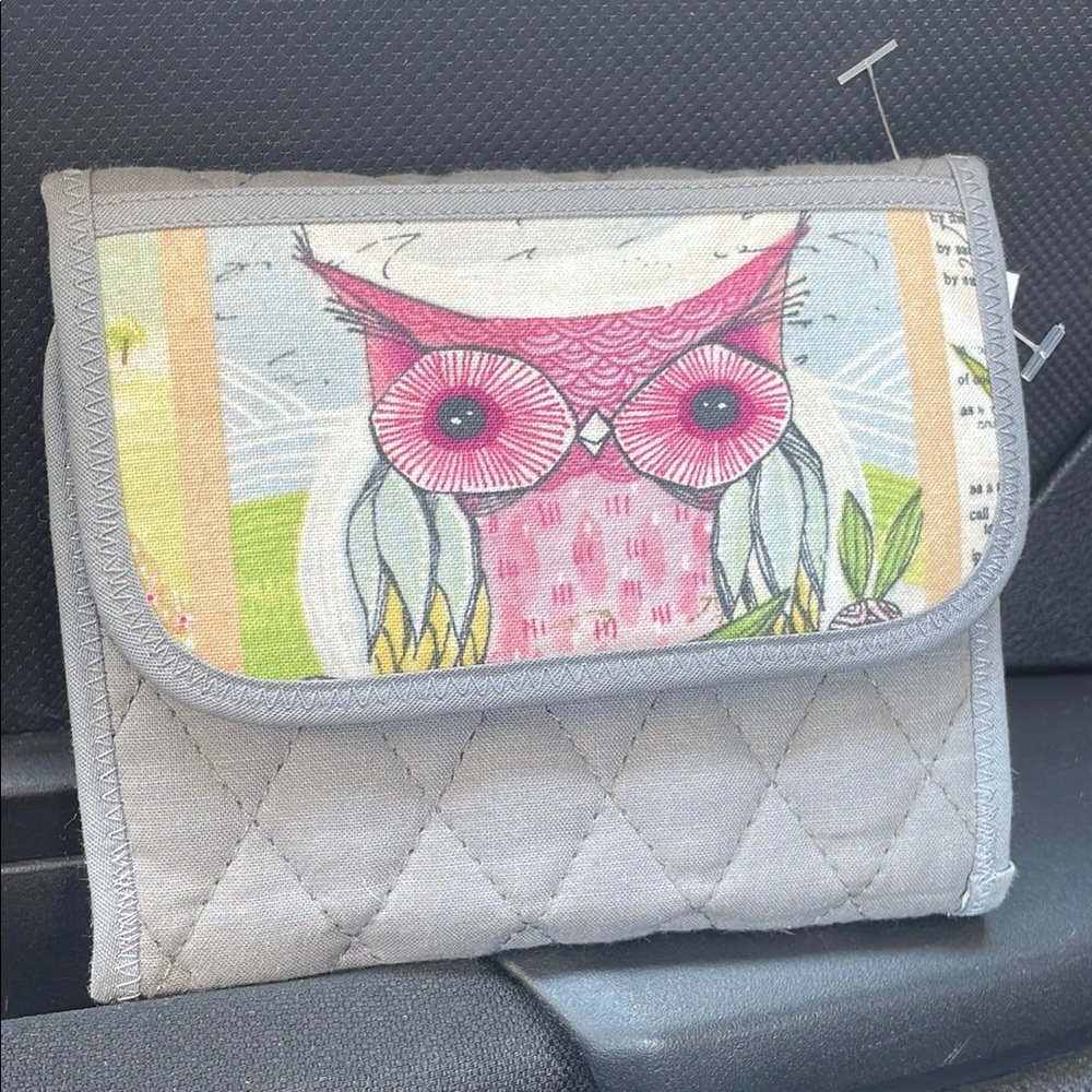 Quilted behold Owl Dreame ID Women Wallet